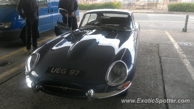 Jaguar E-Type spotted in Slough, United Kingdom