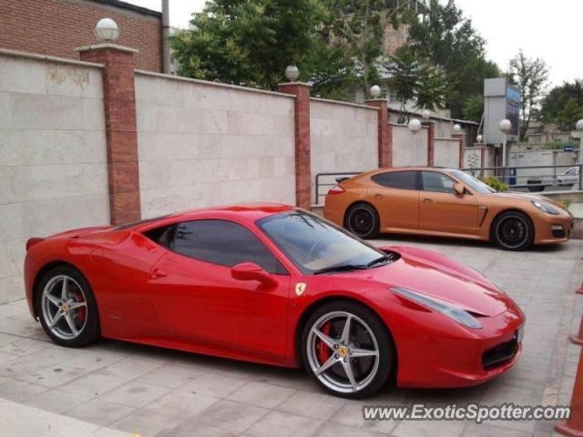 Ferrari 458 Italia spotted in Tehran, Iran