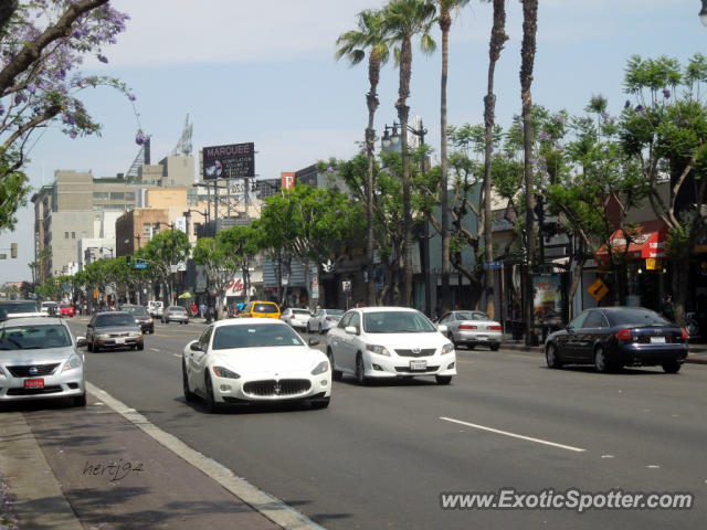 Maserati GranTurismo spotted in Hollywood, California
