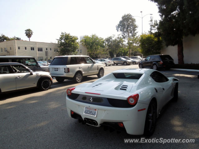 Ferrari 458 Italia spotted in Beverly Hills, California