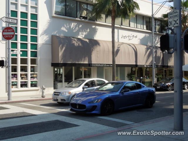 Maserati GranTurismo spotted in Beverly Hills, California