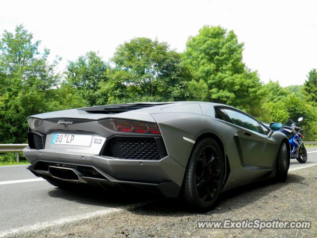 Lamborghini Aventador spotted in Nürburg, Germany