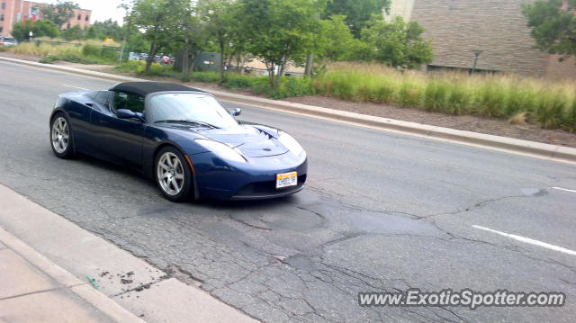 Tesla Roadster spotted in Denver, Colorado