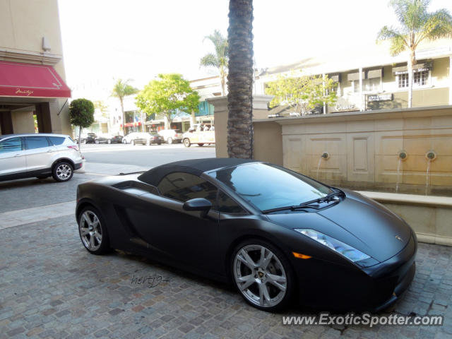 Lamborghini Gallardo spotted in Beverly Hills, California