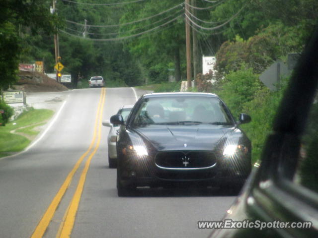Maserati Quattroporte spotted in Highlands, North Carolina