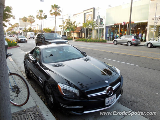 Mercedes SL 65 AMG spotted in Beverly Hills, California