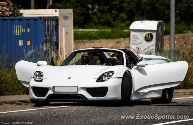 Porsche 918 Spyder spotted in Boeblingen, Germany