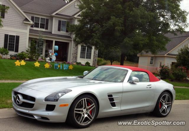 Mercedes SLS AMG spotted in Pittsford, New York