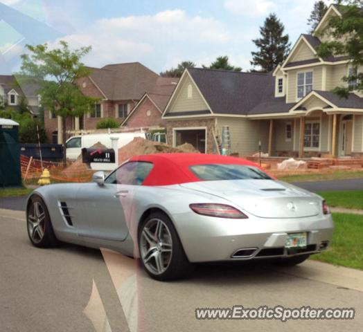 Mercedes SLS AMG spotted in Pittsford, New York