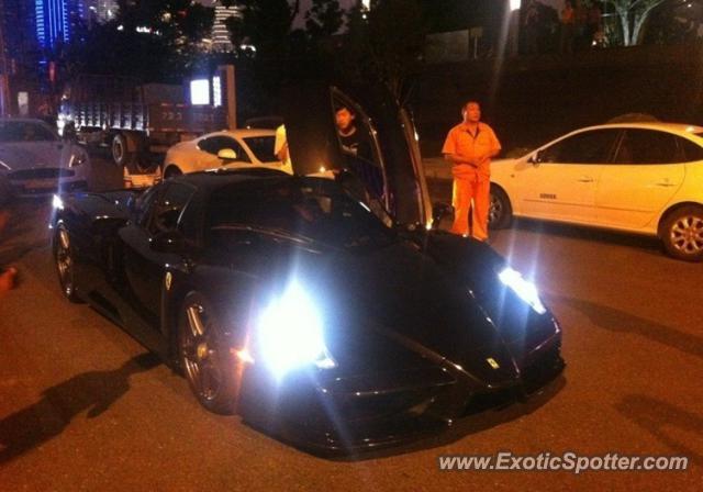 Ferrari Enzo spotted in SHANGHAI, China