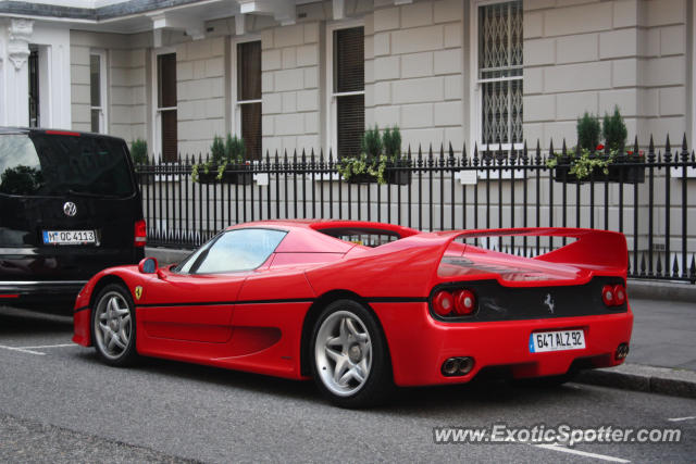 Ferrari F50 spotted in London, United Kingdom