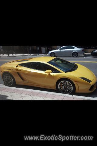Lamborghini Gallardo spotted in West Palm Beach, Florida