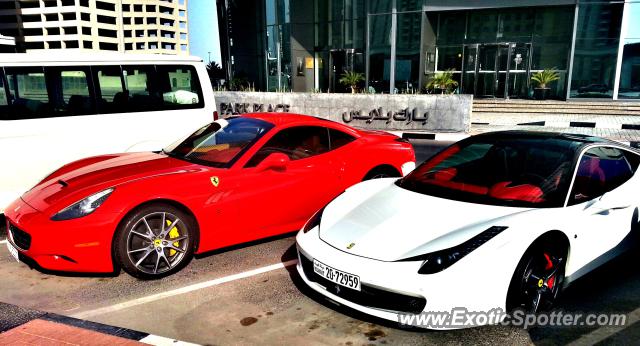 Ferrari California spotted in Dubai, United Arab Emirates