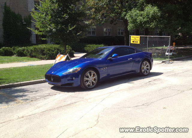 Maserati GranTurismo spotted in Evanston, Illinois