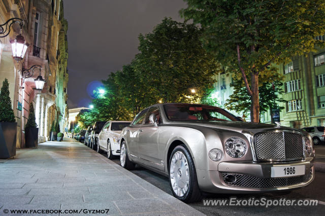 Bentley Mulsanne spotted in Paris, France