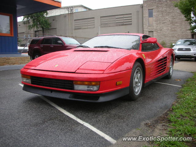Ferrari Testarossa spotted in Raleigh, North Carolina