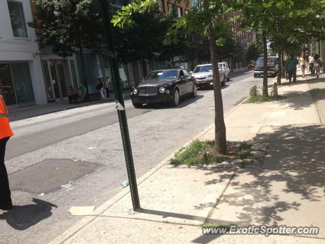 Bentley Mulsanne spotted in New York, New York