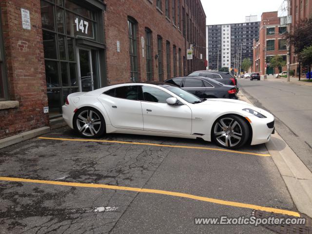 Fisker Karma spotted in Toronto, Canada