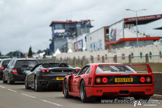 Ferrari F40 spotted in Le Mans, France
