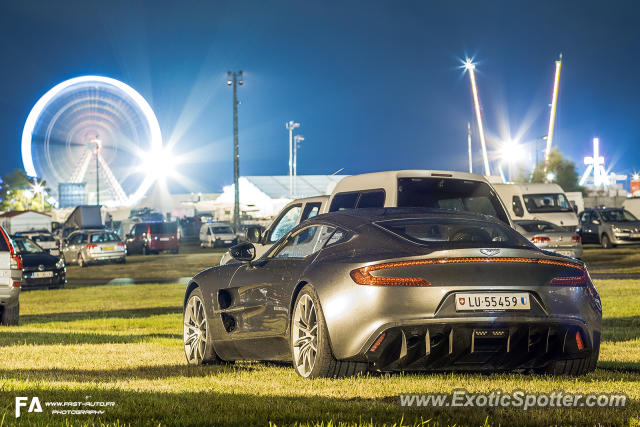 Aston Martin One-77 spotted in Le Mans, France