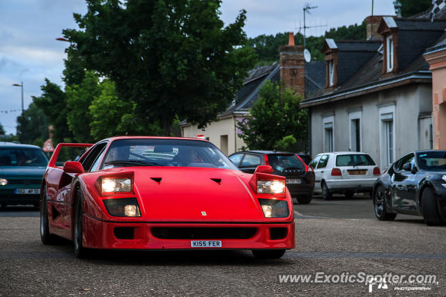 Ferrari F40 spotted in Arnage, France