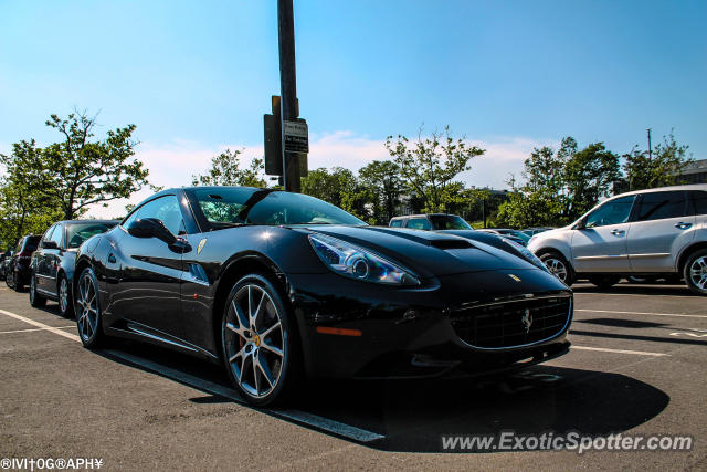 Ferrari California spotted in Greenwich, Connecticut