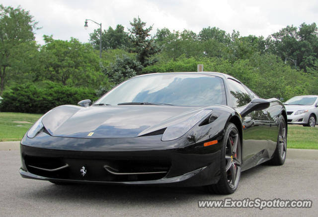Ferrari 458 Italia spotted in New Albany, Ohio