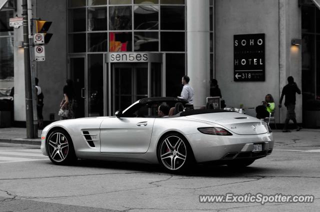 Mercedes SLS AMG spotted in Toronto, Canada