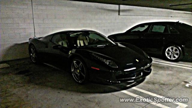 Ferrari 458 Italia spotted in San Diego, California