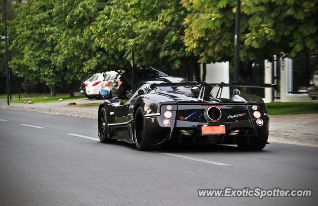 Pagani Zonda spotted in Santiago, Chile