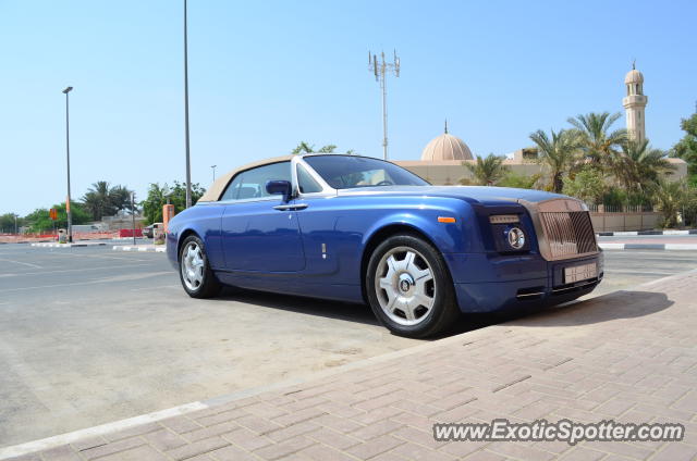 Rolls Royce Phantom spotted in Dubai, United Arab Emirates