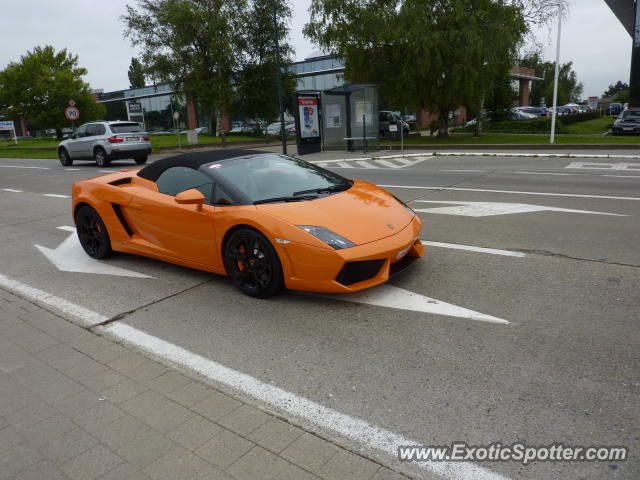 Lamborghini Gallardo spotted in Zaventem, Belgium
