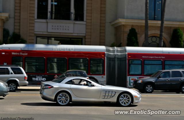Mercedes SLR spotted in Beverly hills, California