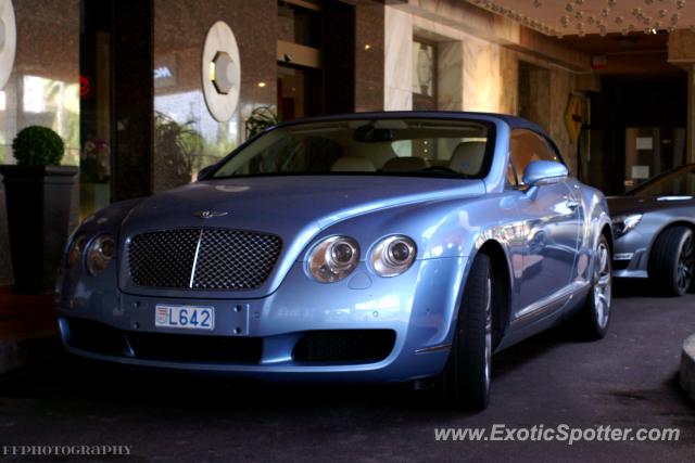 Bentley Continental spotted in Monte Carlo, Monaco