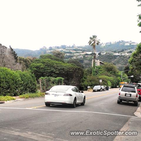 Tesla Model S spotted in La Jolla, California