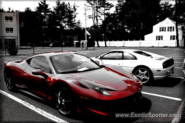 Ferrari 458 Italia spotted in West Hartford, Connecticut