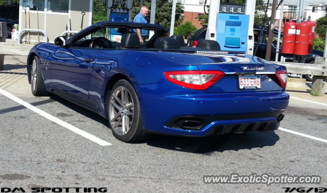 Maserati GranCabrio spotted in Plymouth, Massachusetts