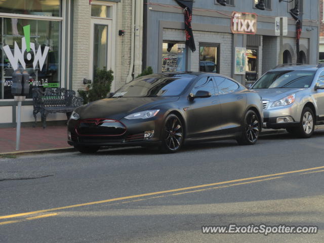 Tesla Model S spotted in Red Bank, New Jersey