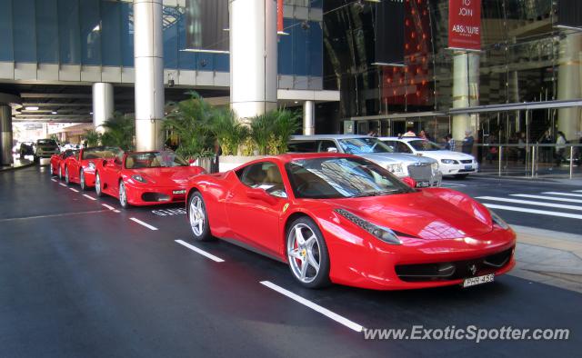 Ferrari 458 Italia spotted in Sydney, Australia