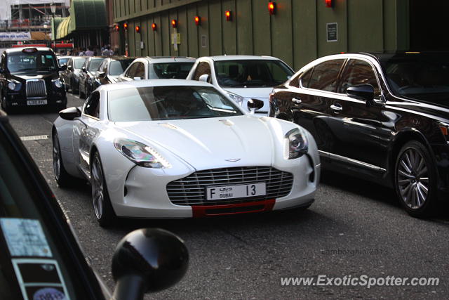 Aston Martin One-77 spotted in London, United Kingdom