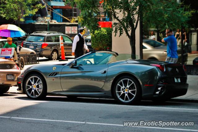 Ferrari California spotted in Boston, Massachusetts