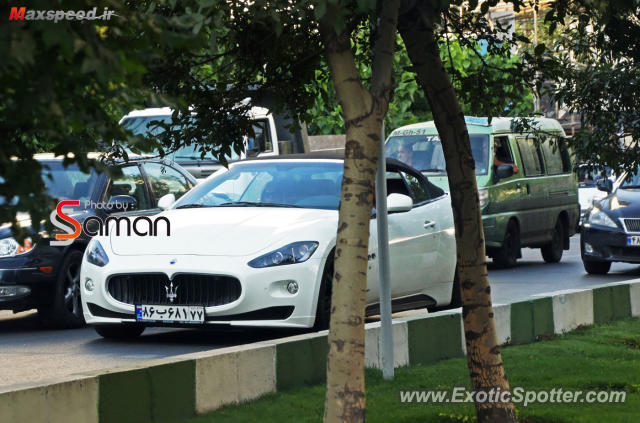 Maserati GranCabrio spotted in Tehran, Iran