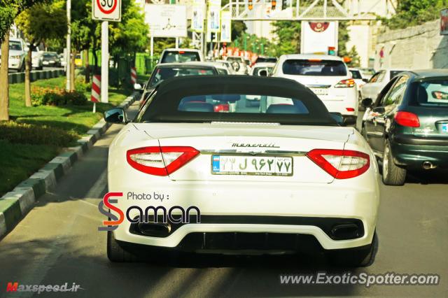 Maserati GranCabrio spotted in Tehran, Iran