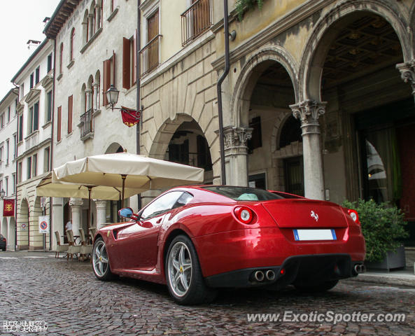 Ferrari 599GTB spotted in Conegliano, Italy
