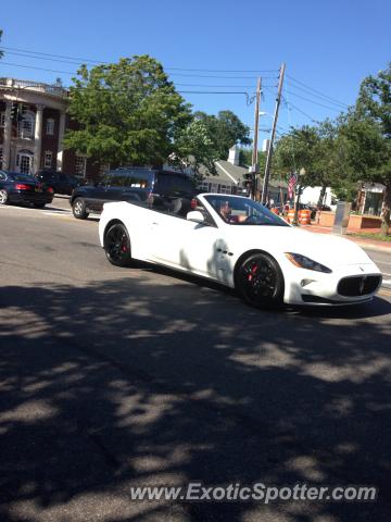 Maserati GranCabrio spotted in Southampton, New York