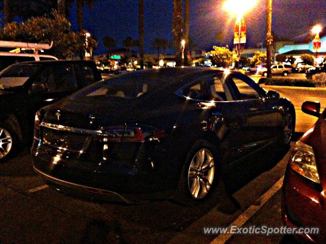 Tesla Model S spotted in Riverside, California
