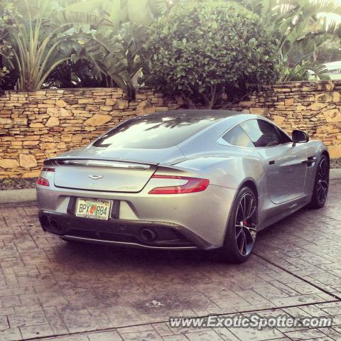 Aston Martin Vanquish spotted in Miami Beach, Florida