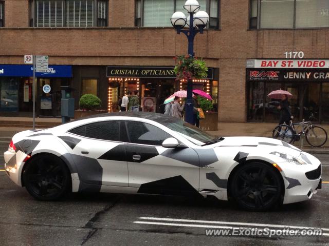 Fisker Karma spotted in Toronto, Canada