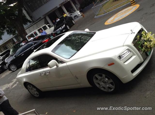Rolls Royce Ghost spotted in Manila, Philippines