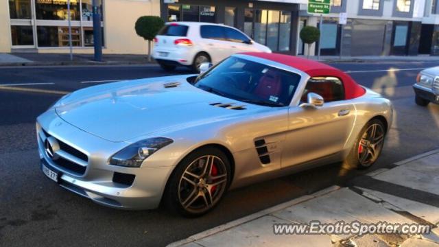 Mercedes SLS AMG spotted in Melbourne, Australia